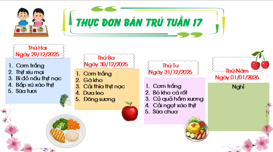 Tháng 12 - tuần 17