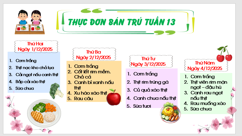 thuc dơn tuan 13