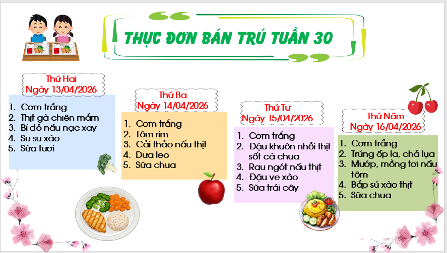tháng 4 - tuần 30